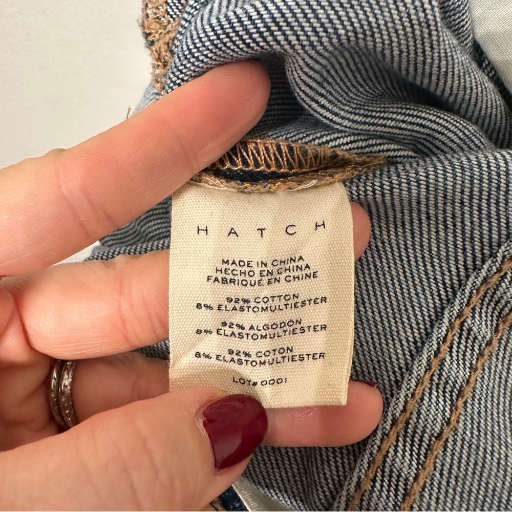 Hatch The Boyfriend Straight Leg Maternity Jeans 26 - Picture 8 of 9